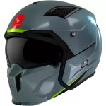 Casque mt helmets streetfighter sv s solid a22 gris brillant Casque mt helmets streetfighter sv s solid a22 gris brillant