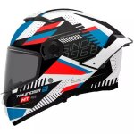 Casque mt helmets thunder 4 sv luminence a7 blanc rouge noir brillant Casque mt helmets thunder 4 sv luminence a7 blanc rouge noir brillant