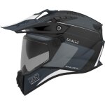 Casque mt helmets track sv aries b1 noir gris mat