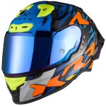 Casque nexx x. r3r ziger orange bleu