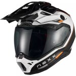 Casque nexx x. rally raid blanc orange