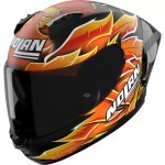 Casque nolan n60 - 6 sport replica iannone noir orange rouge