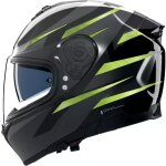 Casque nolan n80 - 8 fervo 354 noir gris vert