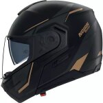 Casque nolan n90 - 3 06 sincrono 351 noir gris or