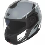 Casque nolan n90 - 3 06 sincrono 352 gris noir blanc