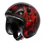 Casque premier le petit classic bd red chromed