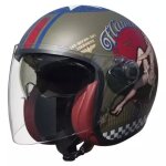 Casque premier vangarde pin up military bm kaki mat