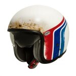Casque premier vintage btr 8 bm blanc mat Casque premier vintage btr 8 bm blanc mat