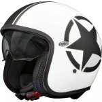 Casque premier vintage star 8 bm blanc mat Casque premier vintage star 8 bm blanc mat