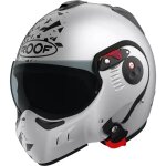 Casque roof ro5 boxer alpha blackstar silverwhite noir mat Casque roof ro5 boxer alpha blackstar silverwhite noir mat