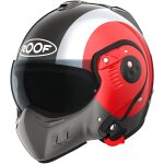 Casque roof ro5 boxer alpha focus rouge gris alu