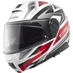 Casque schuberth c5 zenith rouge blanc noir brillant Casque schuberth c5 zenith rouge blanc noir brillant
