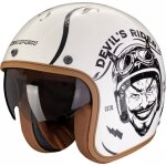 Casque scorpion belfast evo romeo crme noir