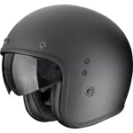 Casque scorpion belfast evo solid noir perle mat