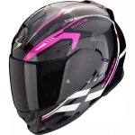 Casque scorpion exo - 491 kripta noir rose blanc Casque scorpion exo - 491 kripta noir rose blanc