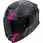 Casque scorpion exo - gt sp air touradven noir mat rose