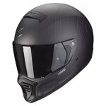 Casque scorpion exo - hx1 carbon se noir mat