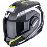 Casque scorpion exo tech evo carbon cosy noir jaune fluo