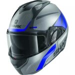 Casque shark evo - gt encke mat gris bleu Casque shark evo - gt encke mat gris bleu