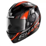 Casque shark ridill 1. 2 phaz noir orange gris Casque shark ridill 1. 2 phaz noir orange gris