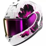 Casque shark d - skwal 3 mayfer blanc violet anthracite Casque shark d - skwal 3 mayfer blanc violet anthracite