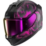 Casque shark d - skwal 3 mayfer mat noir violet anthracite Casque shark d - skwal 3 mayfer mat noir violet anthracite