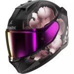 Casque shark d - skwal 3 mayfer mat noir violet or Casque shark d - skwal 3 mayfer mat noir violet or