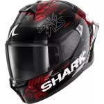 Casque shark skwal cup speed - vib noir rouge argent