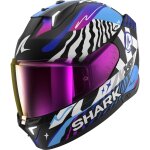 Casque shark skwal i3 mekarium bleu orange bleu