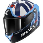 Casque shark skwal i3 replica raul fernandez noir bleu blanc