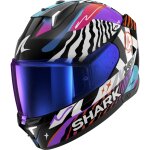 Casque shark skwal i3 speed - fancy noir blanc orange