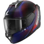 Casque shark skwal i3 speed - tech noir rouge bleu mat