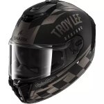 Casque shark x tld spartan rs raceshop mat noir anthracite argent Casque shark x tld spartan rs raceshop mat noir anthracite argent