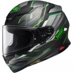 Casque shoei nxr2 capriccio tc - 4 noir vert Casque shoei nxr2 capriccio tc - 4 noir vert