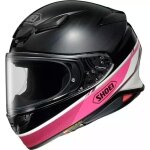 Casque shoei nxr2 nocturne tc7 noir rose Casque shoei nxr2 nocturne tc7 noir rose