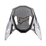 Casquette alpinestars s - m10 alloy argent noir or Casquette alpinestars s - m10 alloy argent noir or