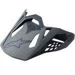 Casquette alpinestars supertech s - m10 gris mat Casquette alpinestars supertech s - m10 gris mat