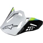 Casquette alpinestars supertech s - m8 contact argent mat Casquette alpinestars supertech s - m8 contact argent mat