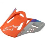 Casquette alpinestars supertech s - m8 contact orange mat Casquette alpinestars supertech s - m8 contact orange mat
