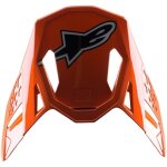 Casquette cross alpinestars supertech s - m8 factory noir bleu orange jaune fluo Casquette cross alpinestars supertech s - m8 factory noir bleu orange jaune fluo