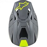 Casquette alpinestars s - m8 radium gris jaune fluo mat Casquette alpinestars s - m8 radium gris jaune fluo mat