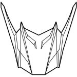 Casquette de casque cross alpinestars s - m5 venture noir brillant