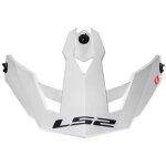 Casquette de casque cross ls2 of606 peak blanc