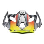 Casquette casque ls2 mx703 extensible barrier jaune fluo rouge Casquette casque ls2 mx703 extensible barrier jaune fluo rouge