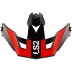 Casquette de casque ls2 of606 triality rouge Casquette de casque ls2 of606 triality rouge