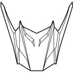 Casquette de casque scorpion adf - 9000 air assy trail noir rouge