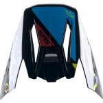 Casquette cross alpinestars s - m5 action noir cyan jaune fluo brillant Casquette cross alpinestars s - m5 action noir cyan jaune fluo brillant