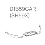 Catadioptre shad sh59x noir
