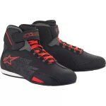 Chaussures alpinestars sektor noir rouge brillant Chaussures alpinestars sektor noir rouge brillant