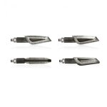 Clignotants a led chaft shelter noir transparent